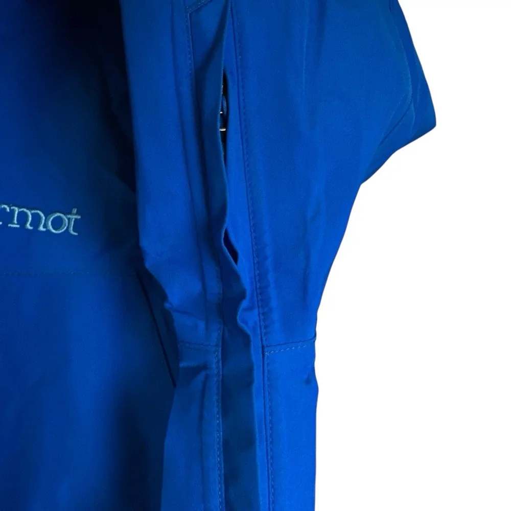 Marmot Gore-Tex Paclite‎ Rain Jacket Blue Men's Size S Waterproof Hiking